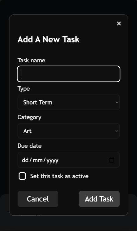 Sky Planner filtering system screenshot